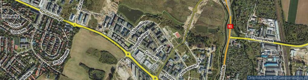 Zdjęcie satelitarne Hryniewieckiego Leona ul.